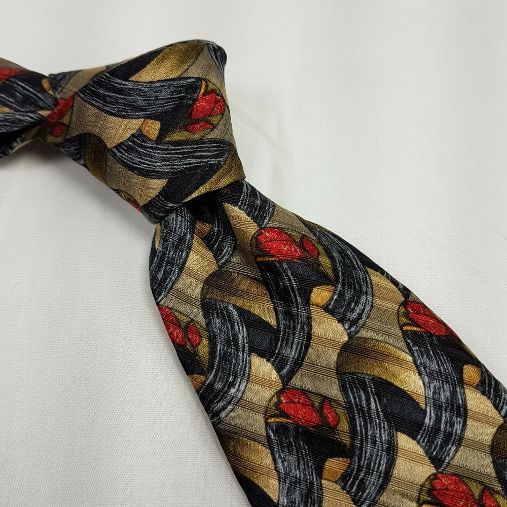 Robert Talbott Studio Patterned Silk Tie
